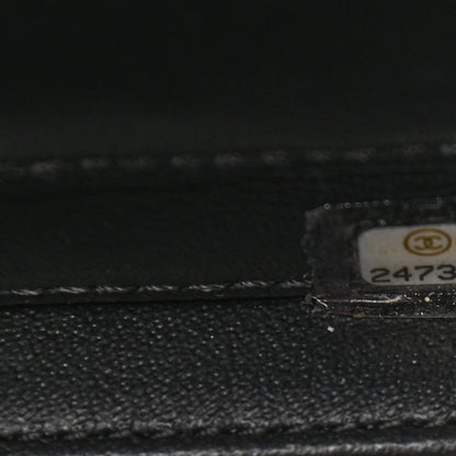 Chanel Caviar Quilted Small CC Filigree Vanity Case Beige Black 7 of 10