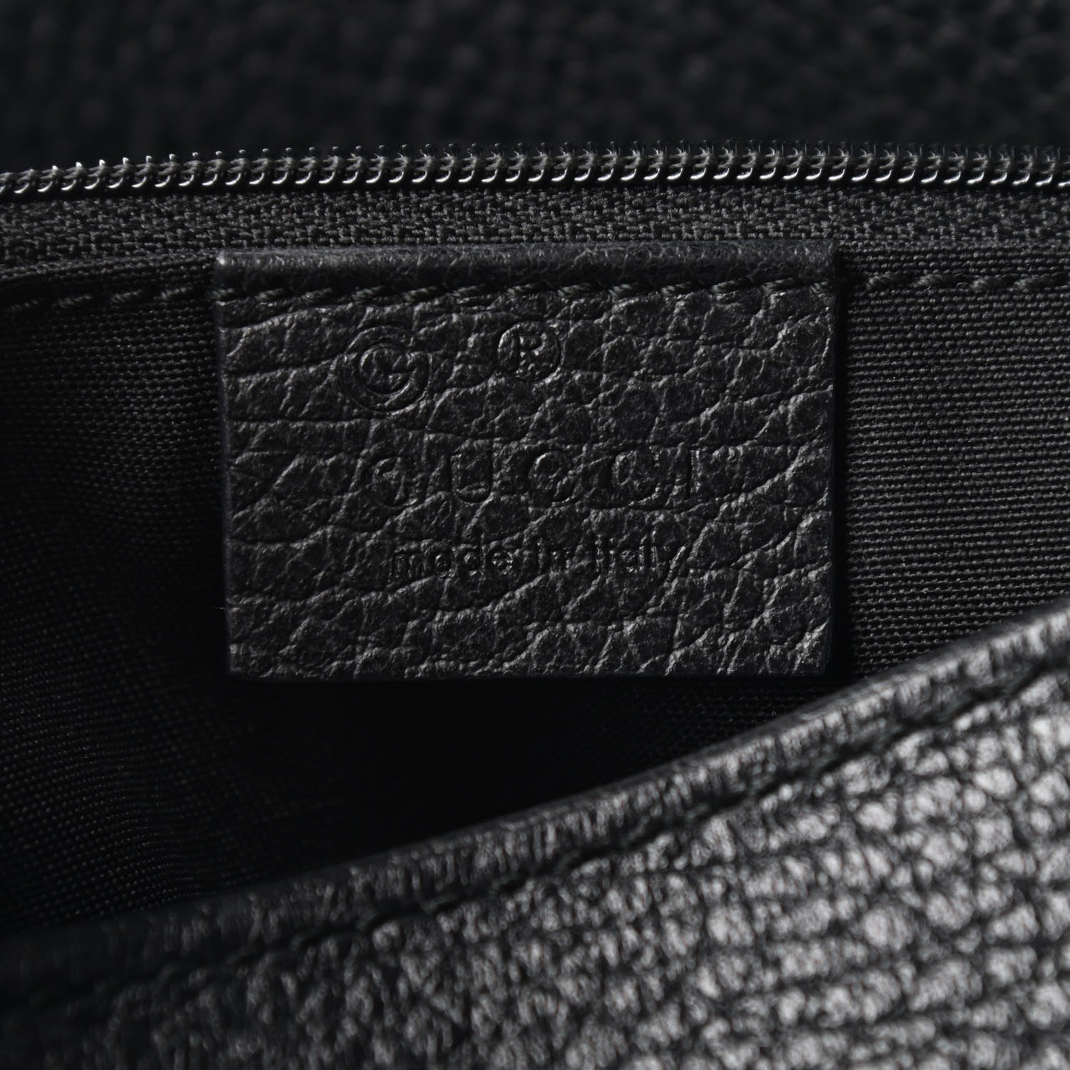 Gucci Calfskin Large Gifford Braided Handle Tote Black 6 of 9