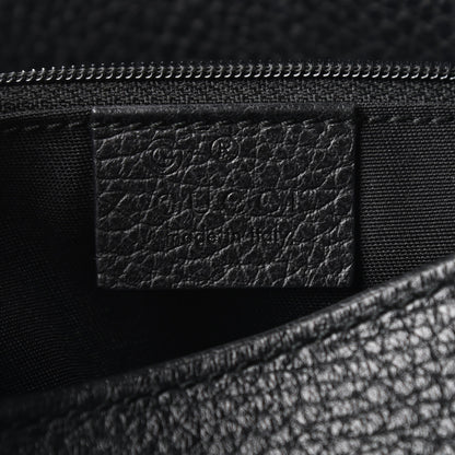 Gucci Calfskin Large Gifford Braided Handle Tote Black 6 of 9