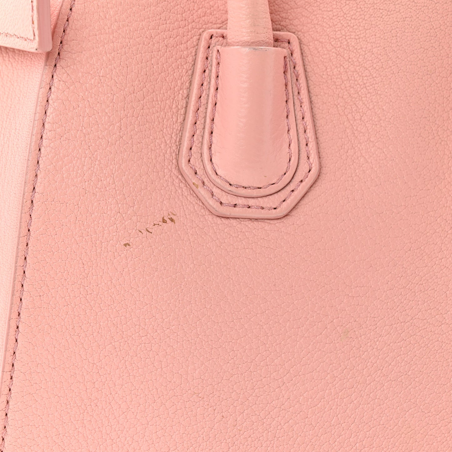 Sugar Goatskin Mini Antigona Bright Pink