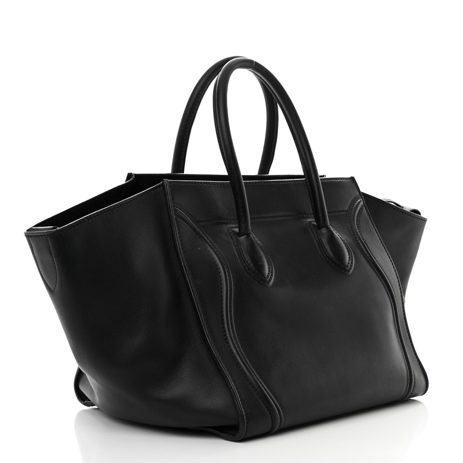 Celine Smooth Calfskin Medium Phantom Luggage Black 3 of 21