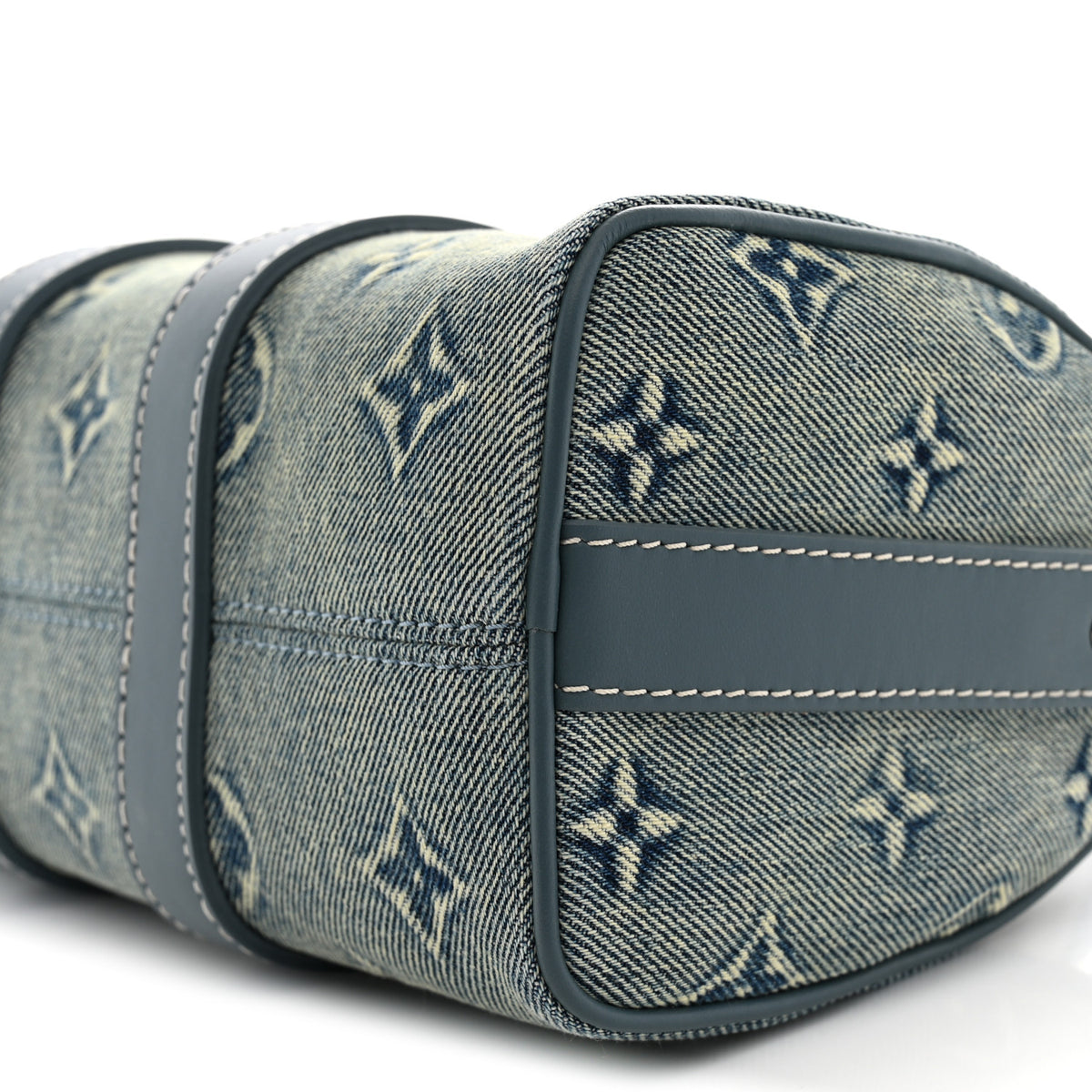 Louis Vuitton Monogram Washed Denim Keepall Bandouliere 25 9 of 10