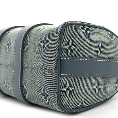 Louis Vuitton Monogram Washed Denim Keepall Bandouliere 25 9 of 10