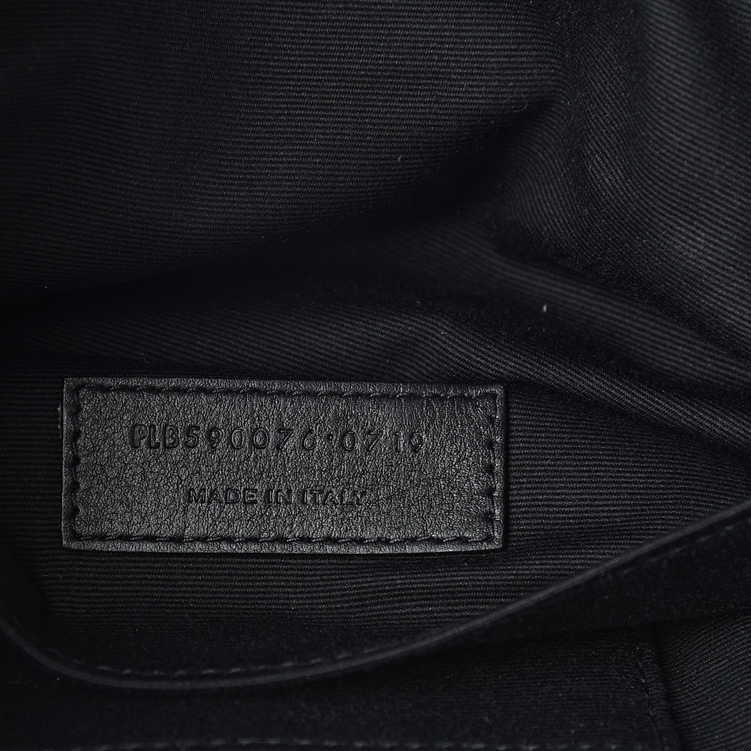 Saint Laurent Calfskin Monogram Belt Bag Black 7 of 10