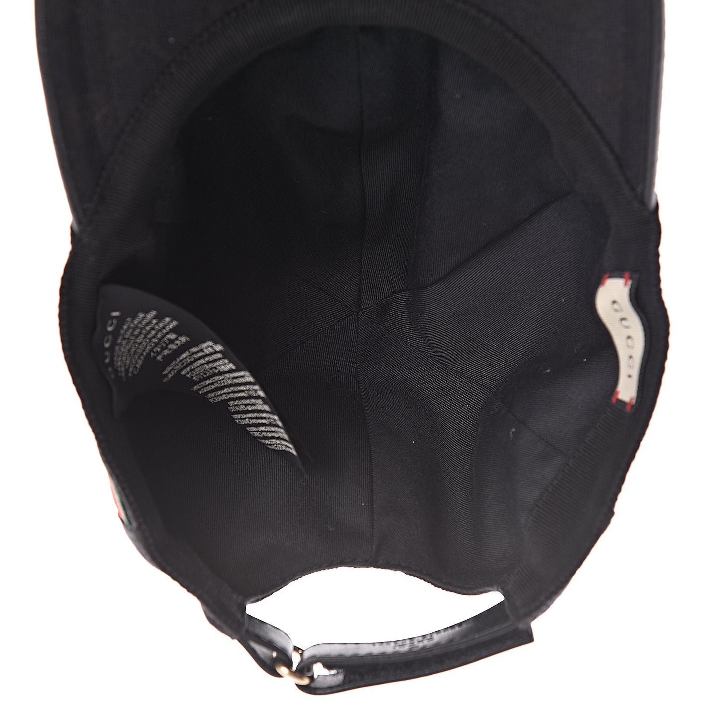 Monogram Web Baseball Hat XS Black