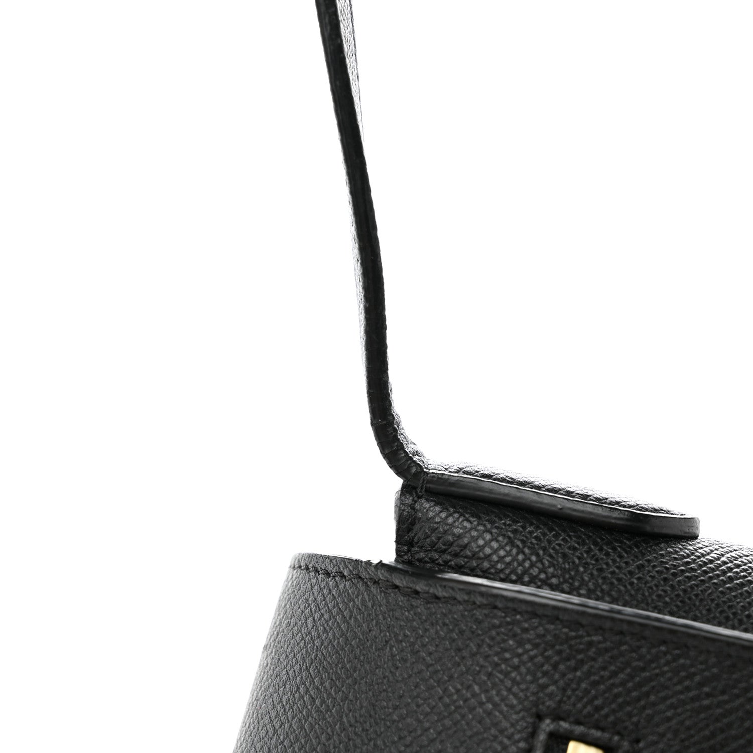 Celine Grained Calfskin Compact Trotteur Black 11 of 14