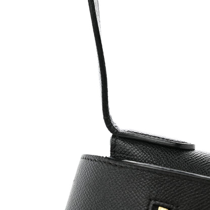 Celine Grained Calfskin Compact Trotteur Black 11 of 14