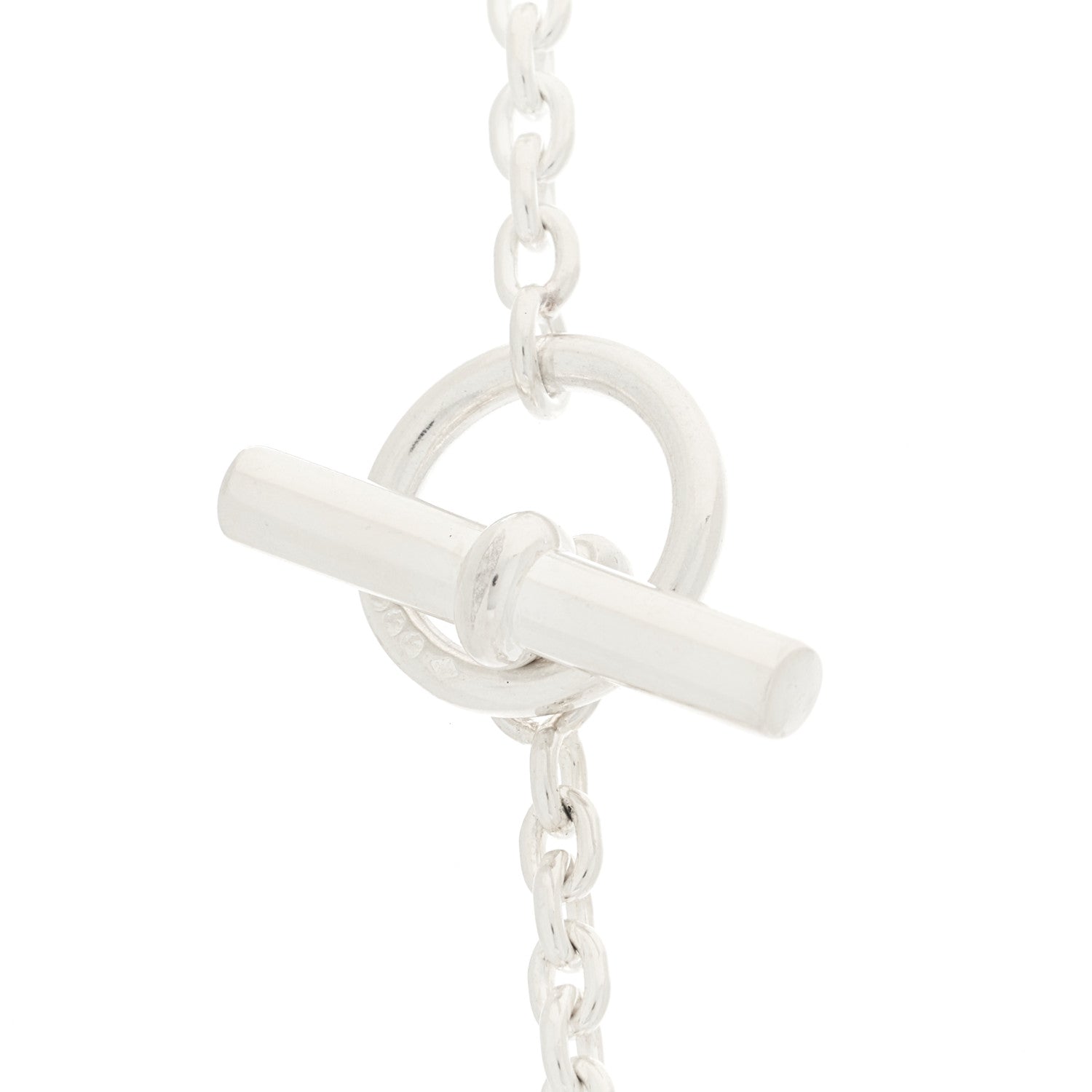 Hermes Sterling Silver Farandole Necklace 120 6 of 6