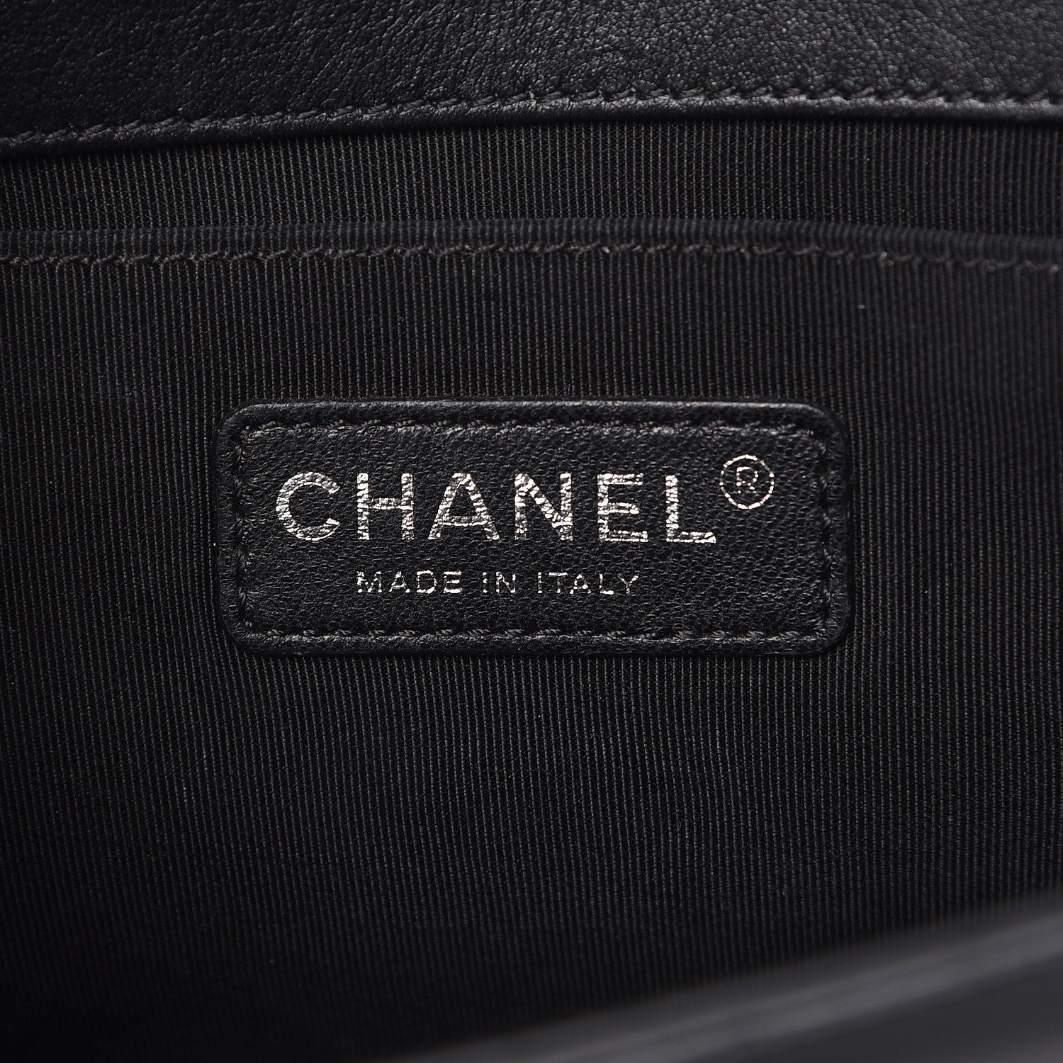 Chanel Patent Calfskin Quilted Medium Plexiglass Boy Flap Black 6 of 9