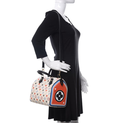 Louis Vuitton Game On Speedy Bandouliere 25 White 2 of 10
