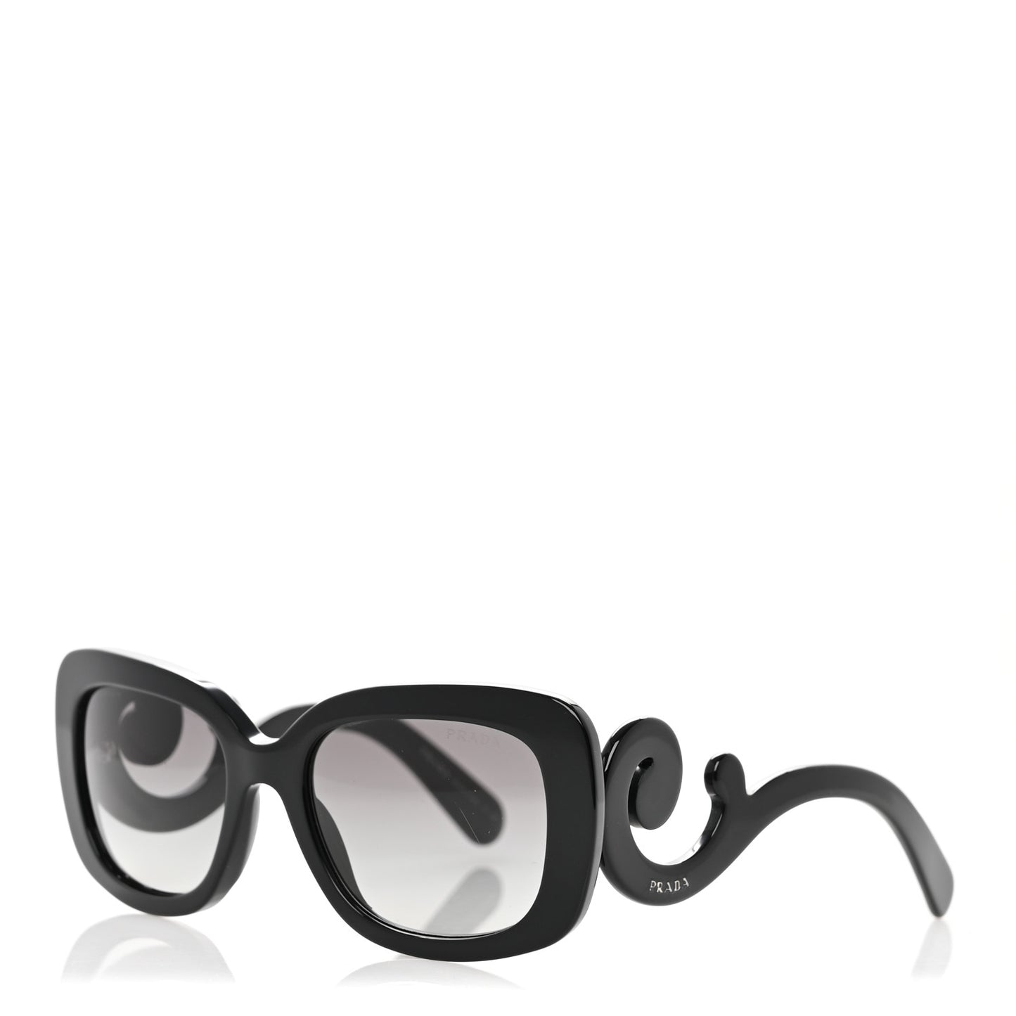 Acetate Baroque Sunglasses SPR 27O Black
