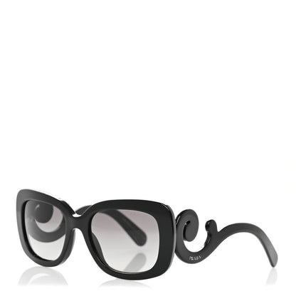 Prada Acetate Baroque Sunglasses SPR 27O Black 1 of 9