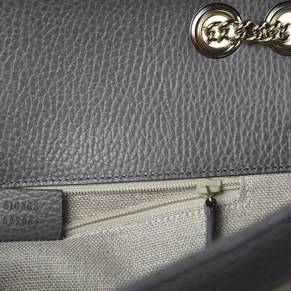 Gucci Dollar Calfskin Interlocking G Shoulder Bag Loess 8 of 9