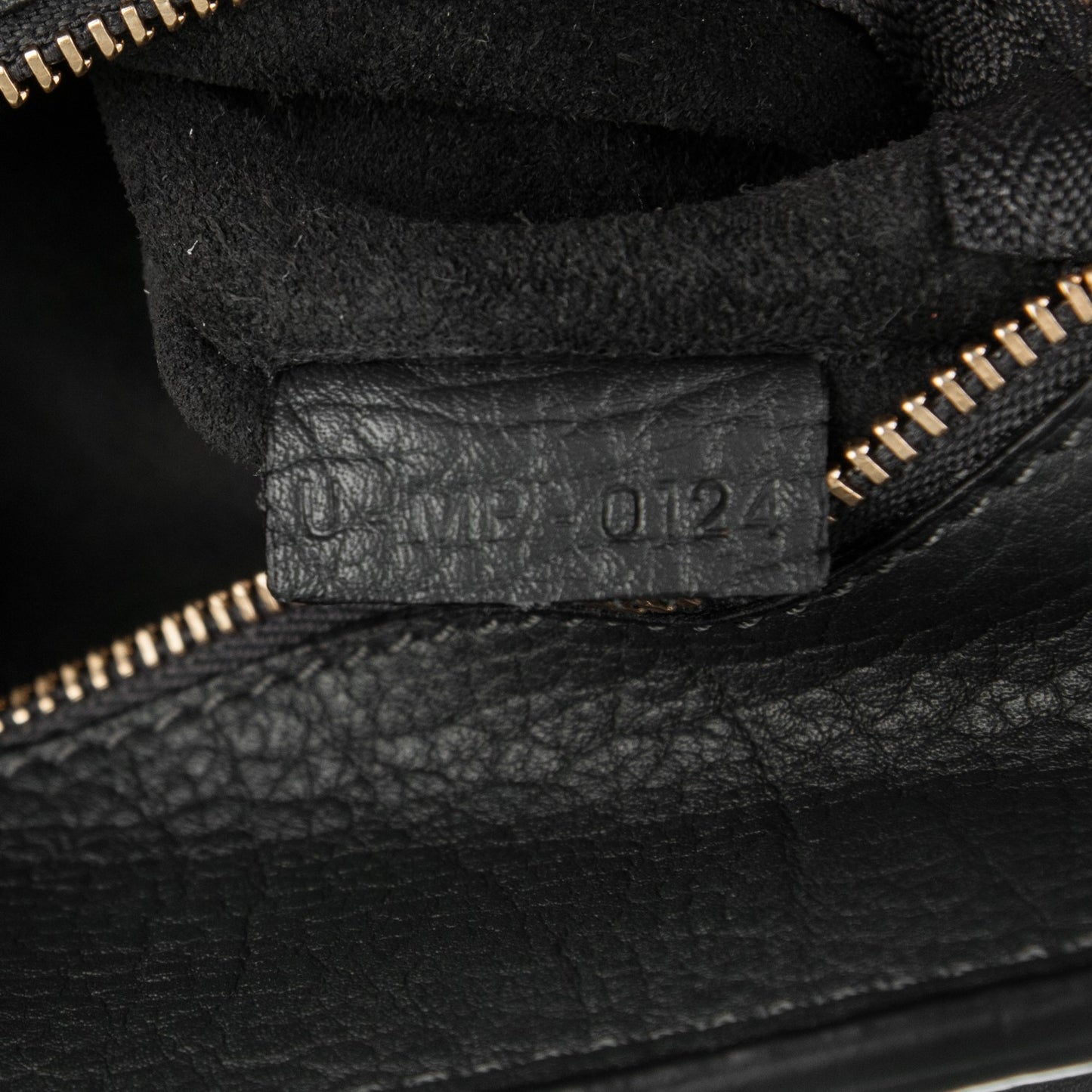 Crisped Calfskin Tie Knot Small Tote Anthracite