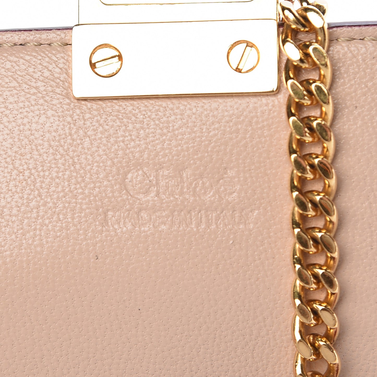 Alligator Calfskin Embossed Drew Shoulder Bag Red