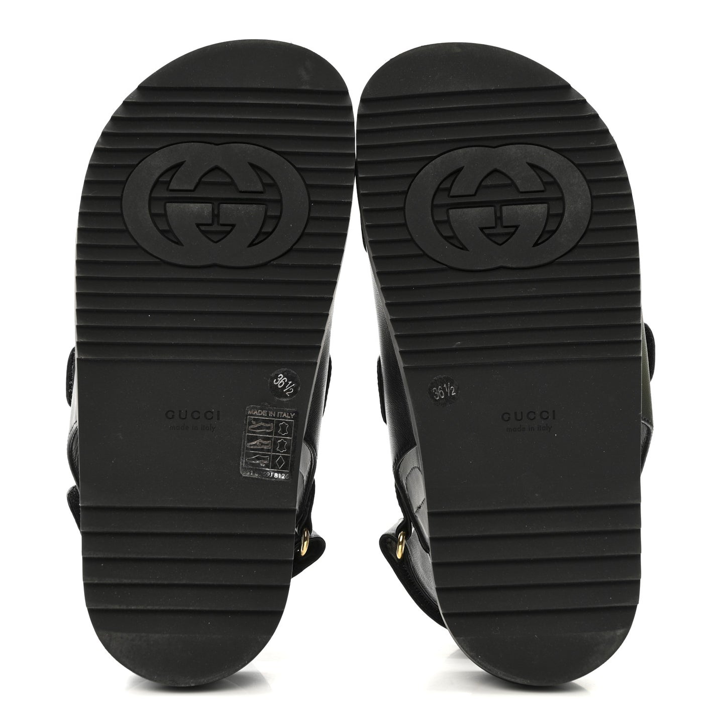 Nappa Charlotte Moritz GG Womens Dad Sandals 36.5 Black