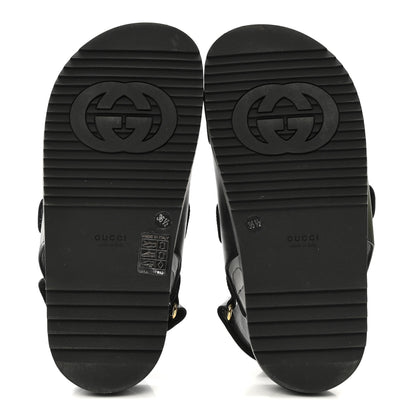 Gucci Nappa Charlotte Moritz GG Womens Dad Sandals 36.5 Black 6 of 12