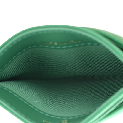 Chanel Lambskin Quilted Chanel 19 Card Holder Green 5 of 8
