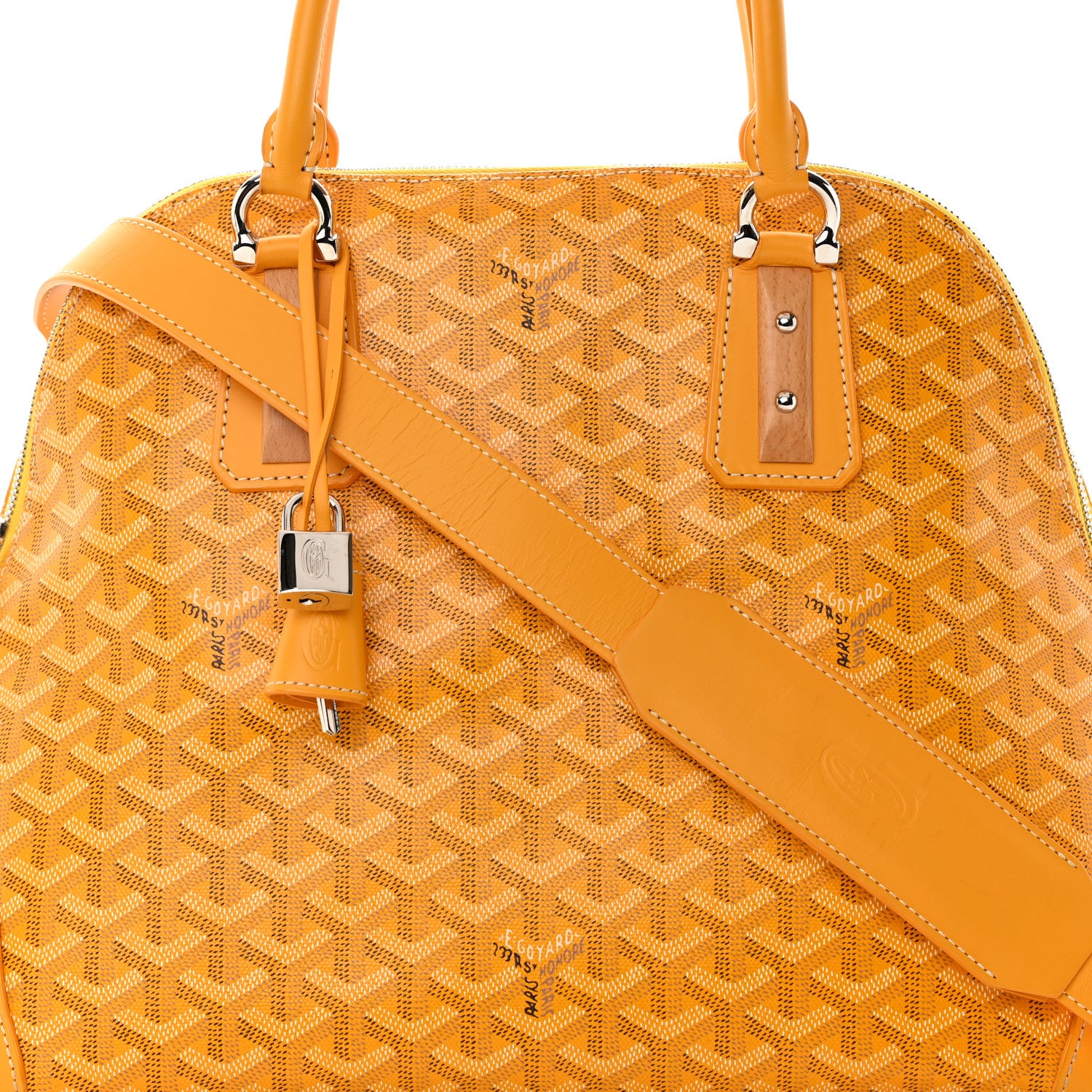 Goyard Goyardine Sac Vendome PM Yellow 8 of 16