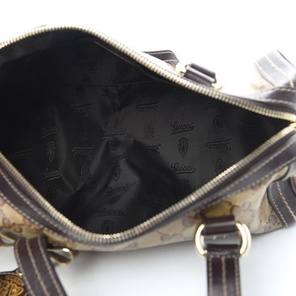 Gucci Crystal Monogram Duchessa Small Boston Bag Brown 5 of 14