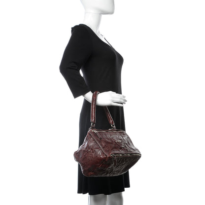 Givenchy Tumbled Sheepskin Small Pandora Oxblood 2 of 16