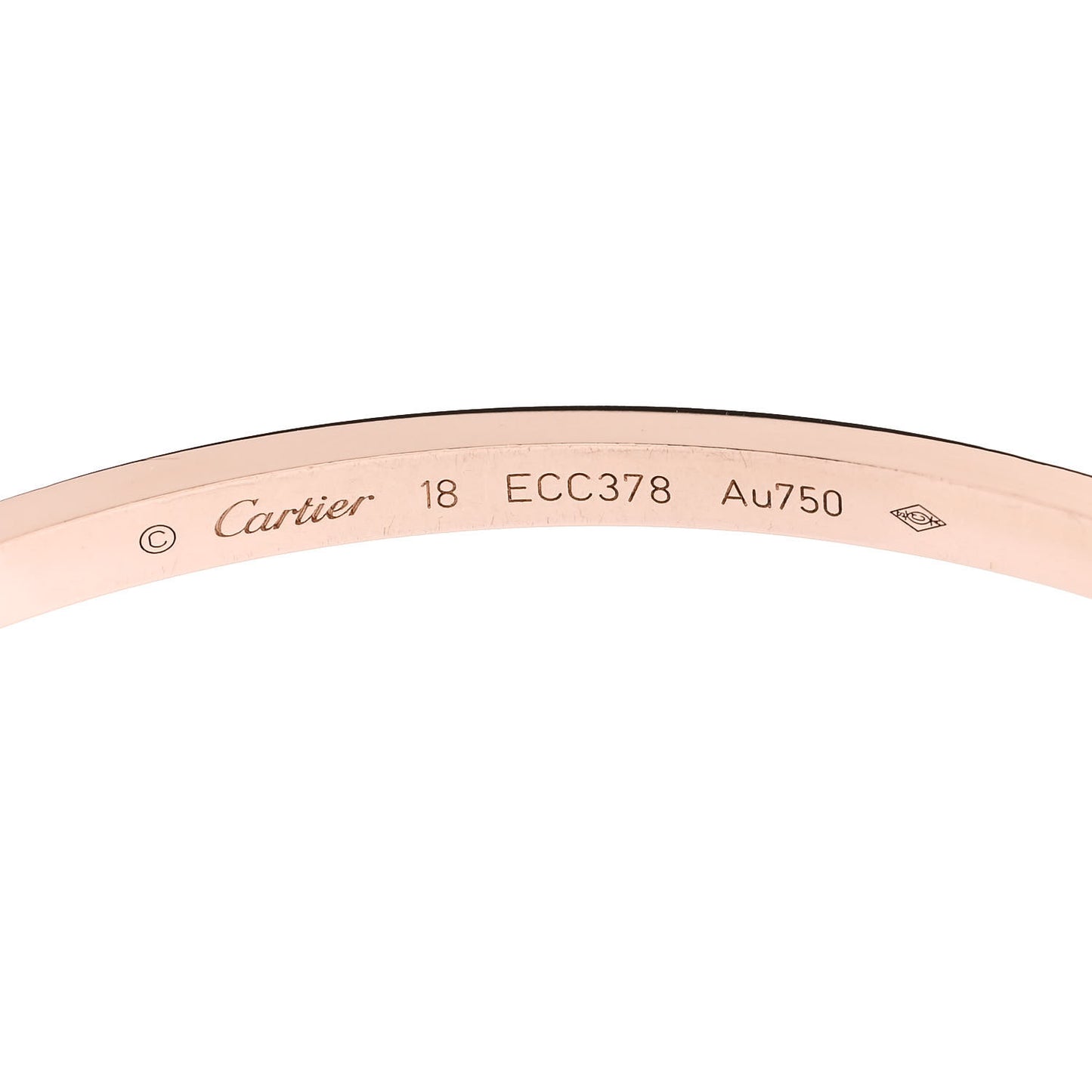 18K Pink Gold Small LOVE Bracelet 18