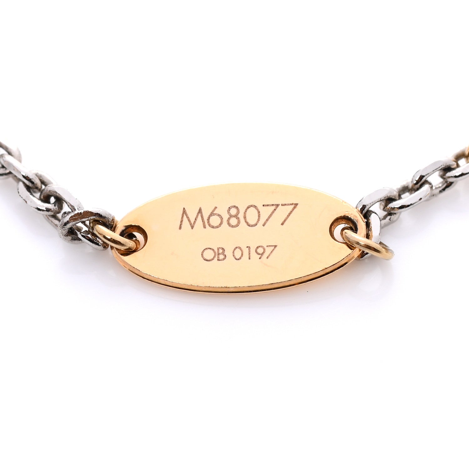 Louis Vuitton Logomania Bracelet Silver Gold 5 of 6