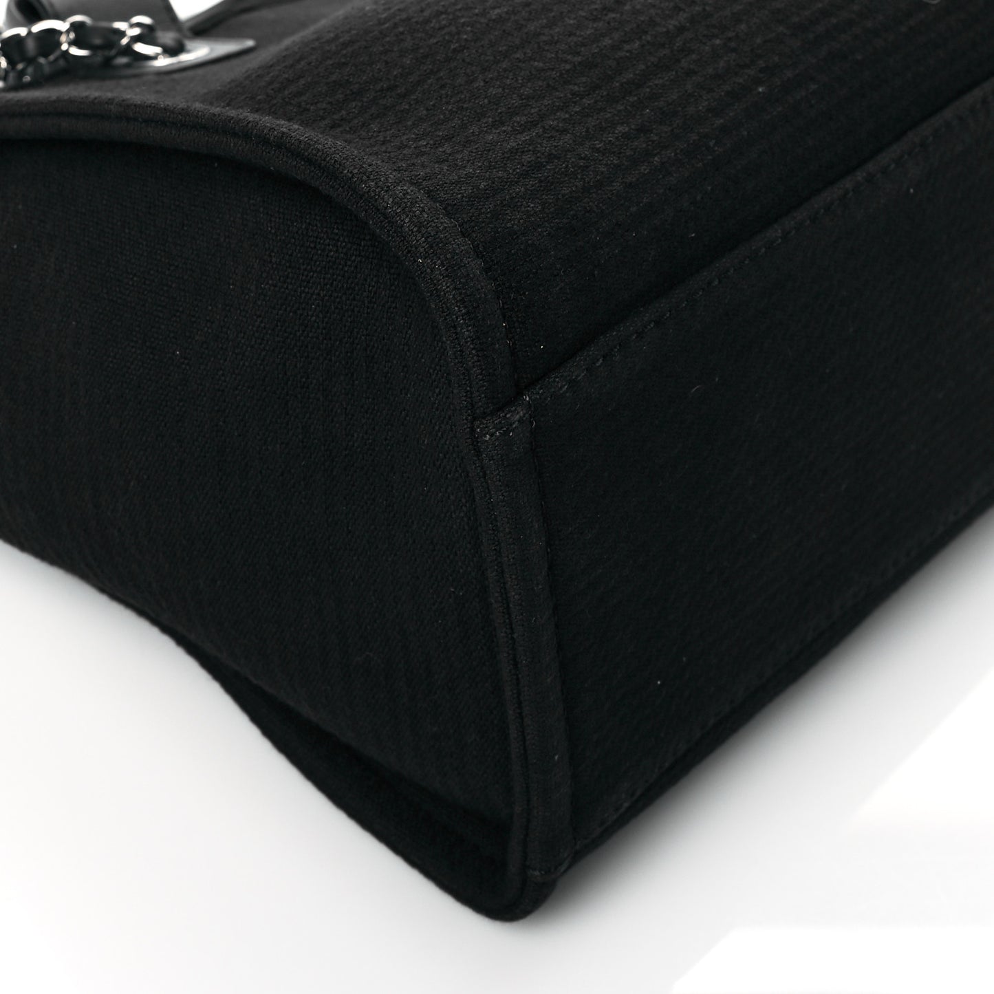 Mixed Fibers Small Deauville Tote Black
