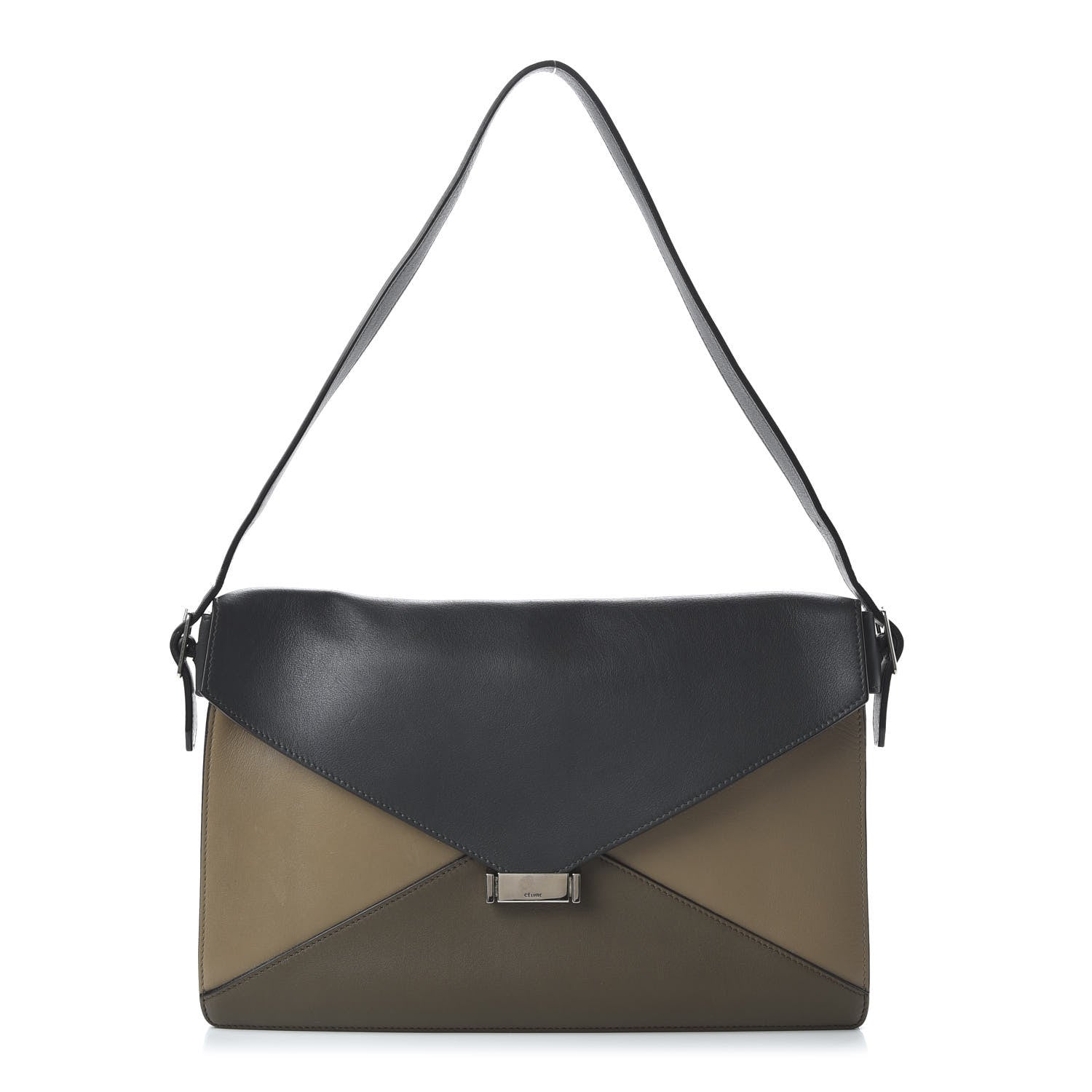 Celine Smooth Calfskin Medium Tri-Color Diamond Shoulder Bag 1 of 9