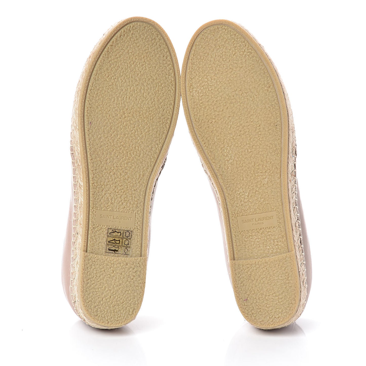 Lambskin Monogram Espadrilles 38 Nude