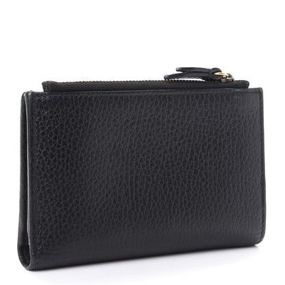 Gucci Calfskin GG Marmont Bow Flap Wallet Black 3 of 8