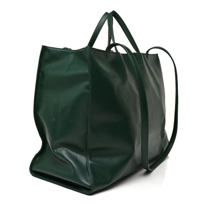 Telfar Vegan Leather Large Shopping Bag Dark Olive 3 of 19