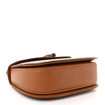 Gucci Grain Calfskin Classic Bamboo Top Handle Bag Brown 4 of 14
