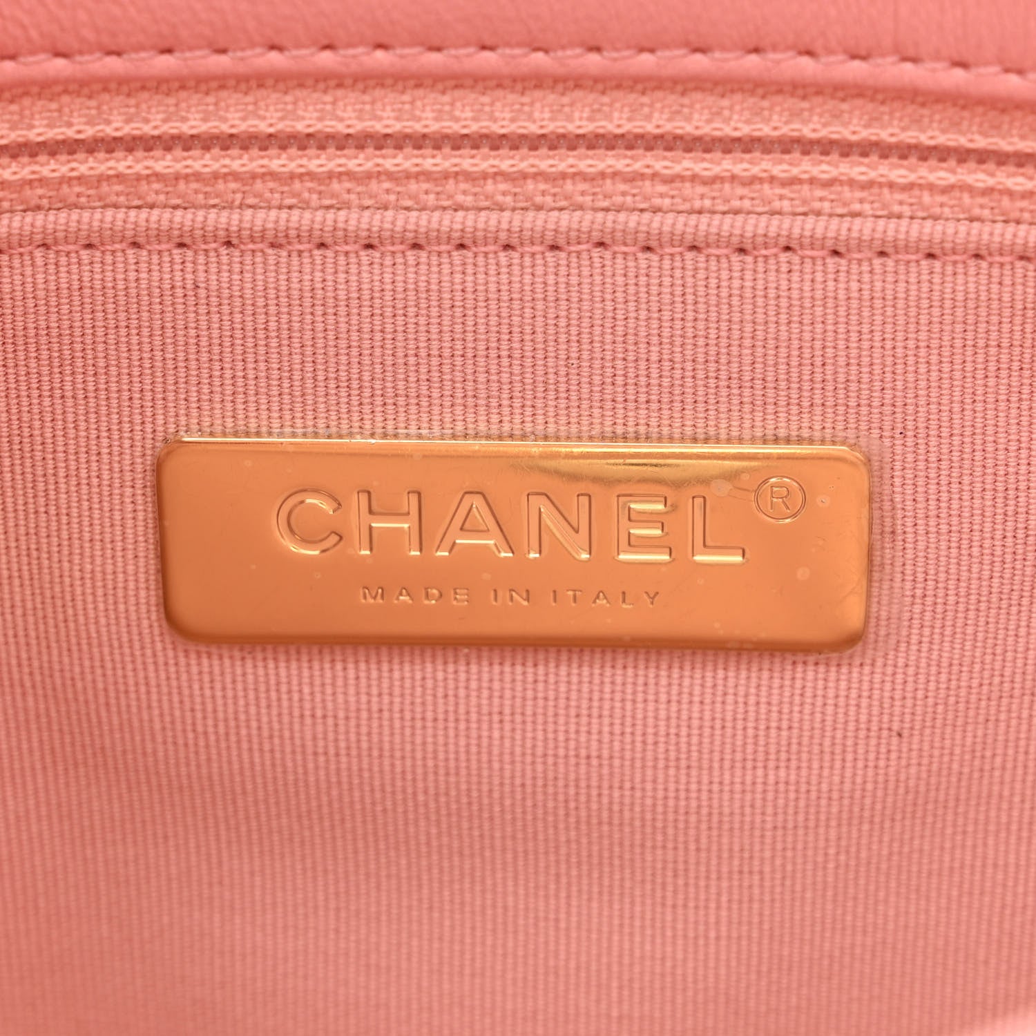 Chanel Lambskin Quilted Large Chanel 19 Flap Light Pink 6 of 10