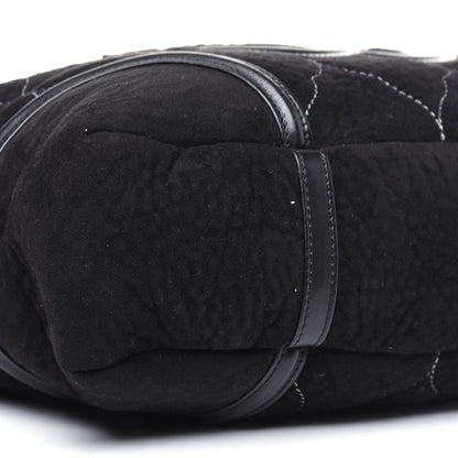 Chanel Microsuede Quilted Rodeo Drive Hobo Black 10 of 11
