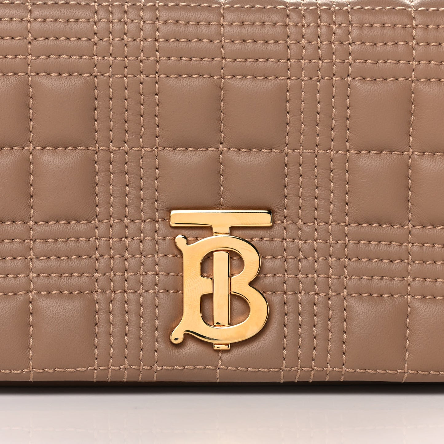 Lambskin Quilted Lola Belt Bag Camel