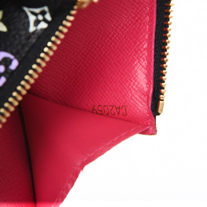 Louis Vuitton Monogram Multicolor Key Pouch Black Grenade 9 of 9