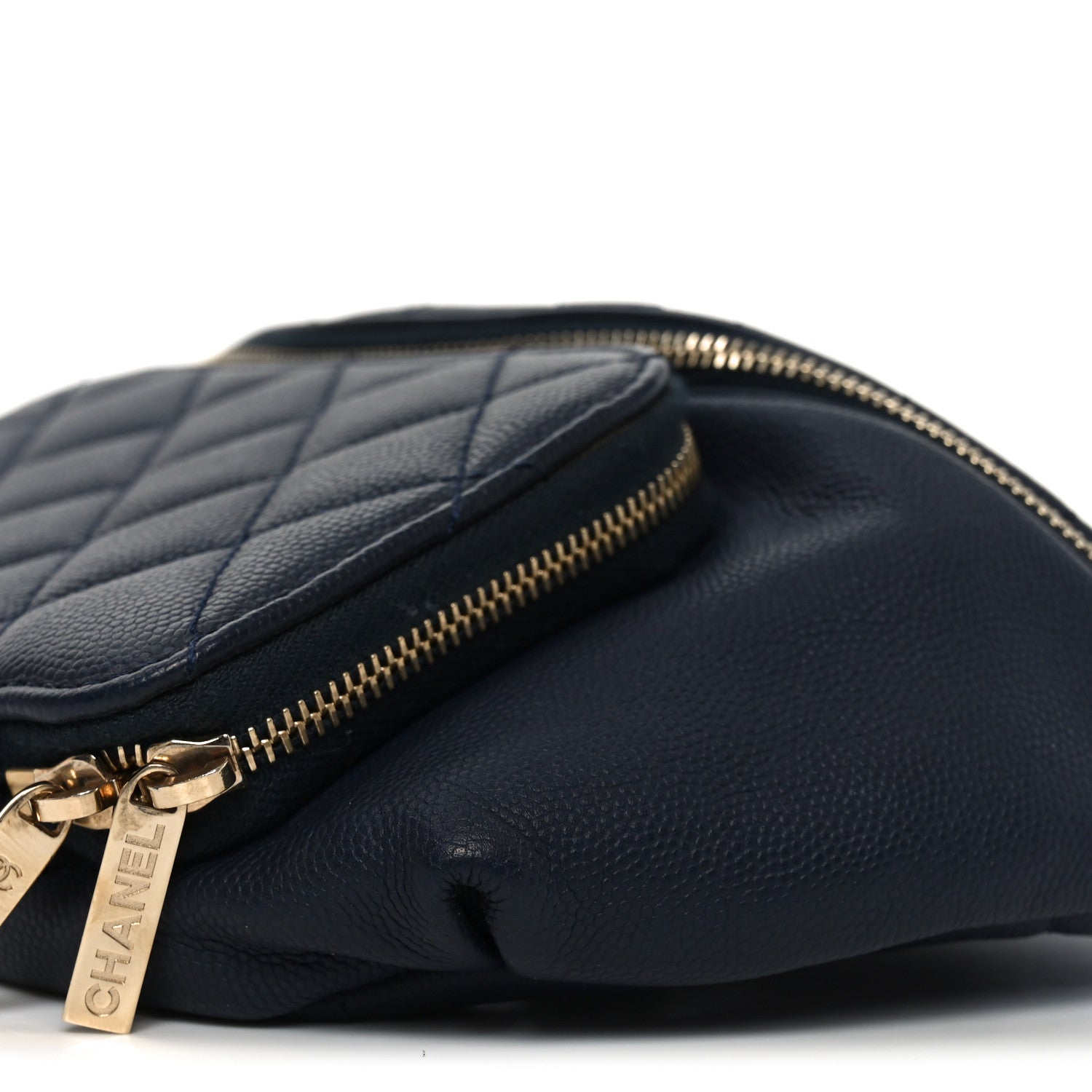 Chanel Caviar Quilted Business Affinity Waist Belt Bag Navy 8 of 8