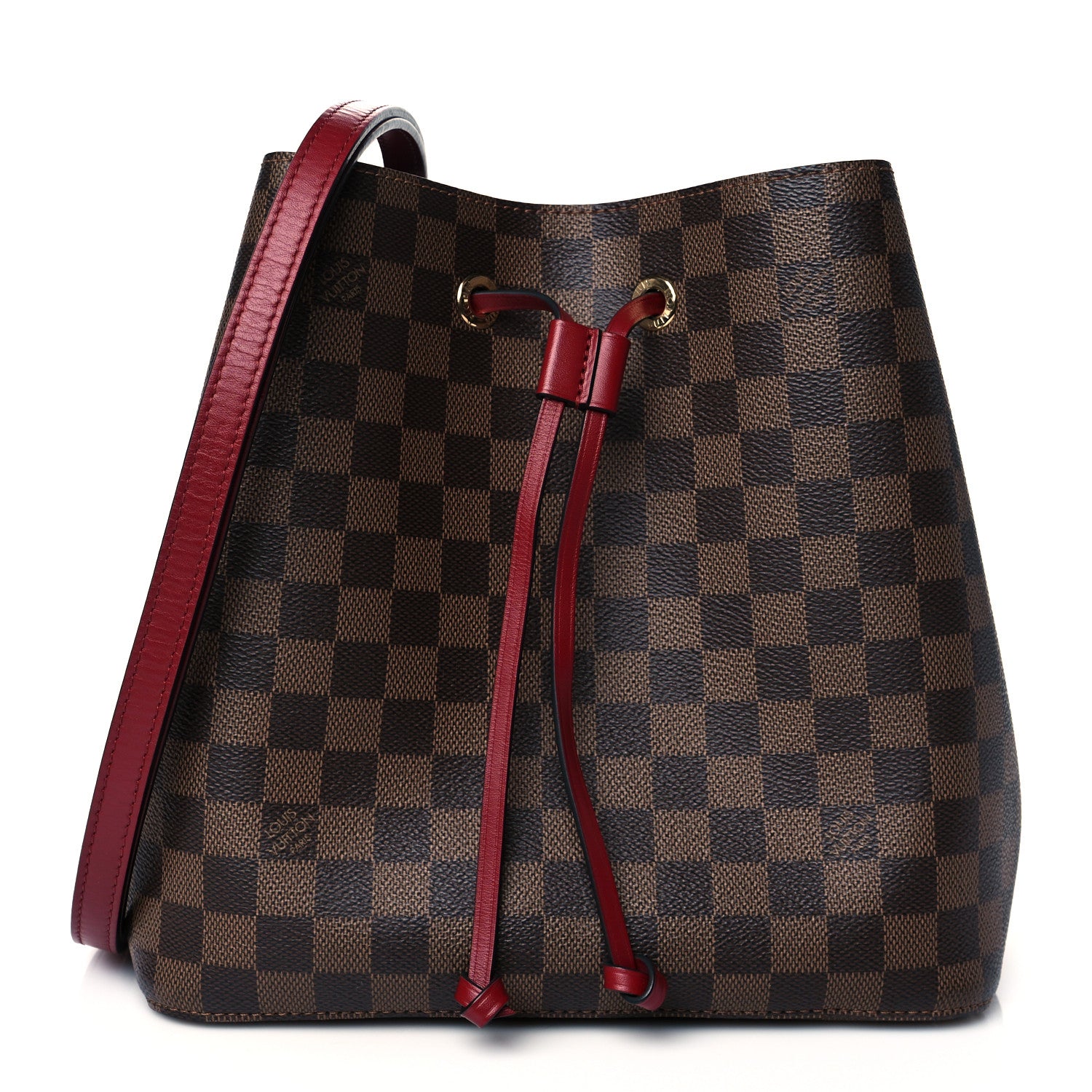 Louis Vuitton Damier Ebene Neonoe MM Cherry Berry 1 of 9