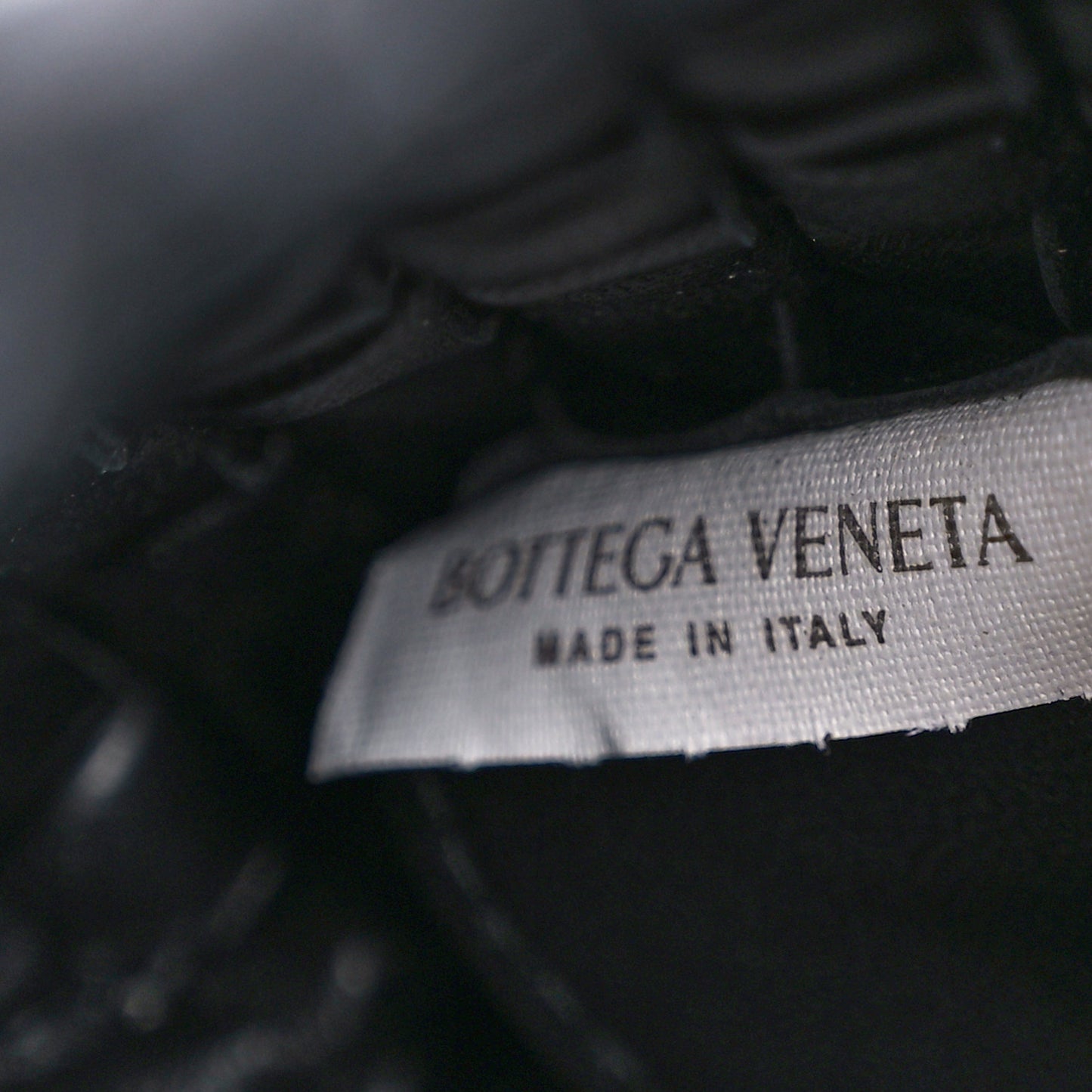 Nappa Intrecciato Small Cobble Shoulder Bag Black