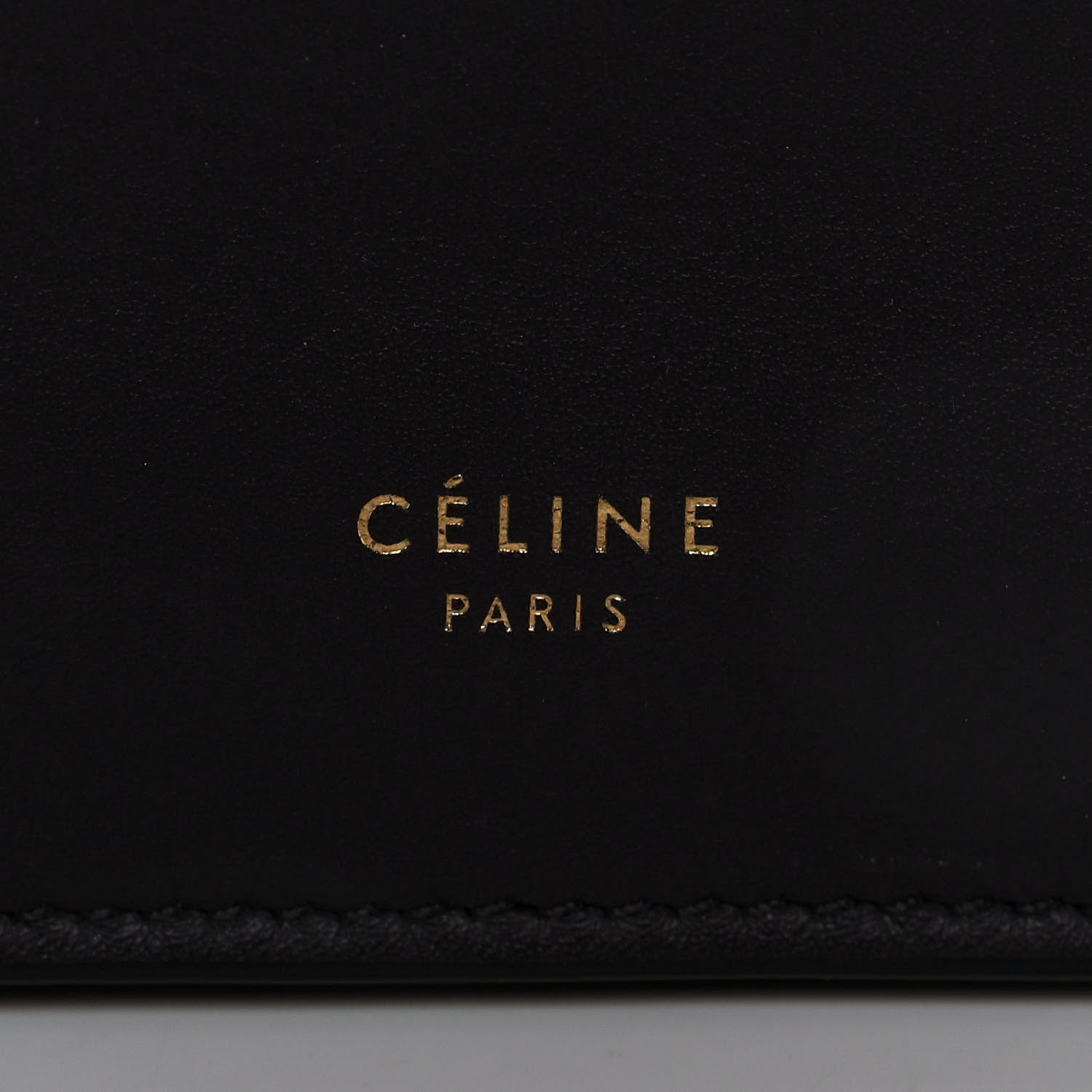Celine Smooth Calfskin Mini Clasp Bag Black 8 of 13