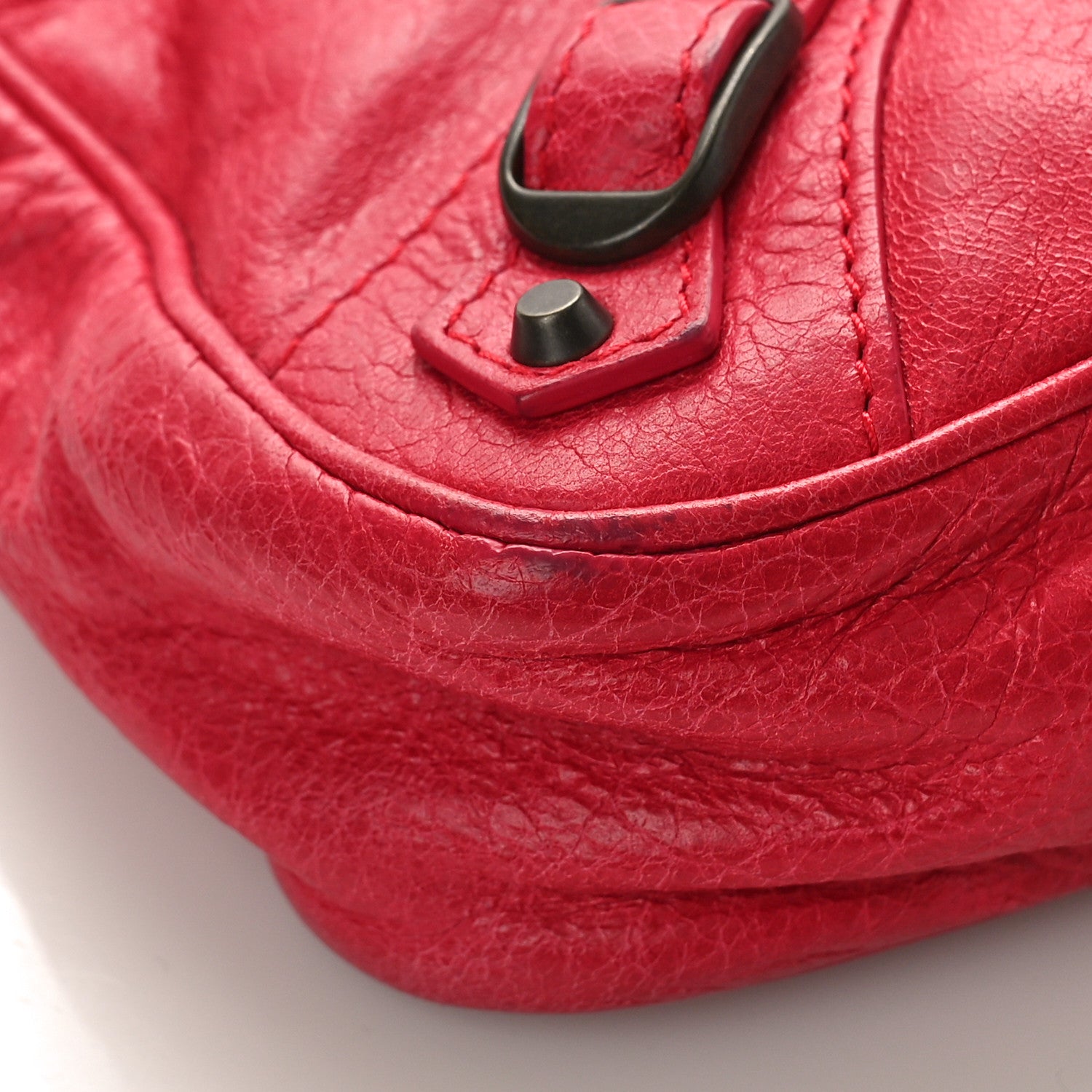 Balenciaga Agneau Classic Hardware Hip Rose Thulian 7 of 10