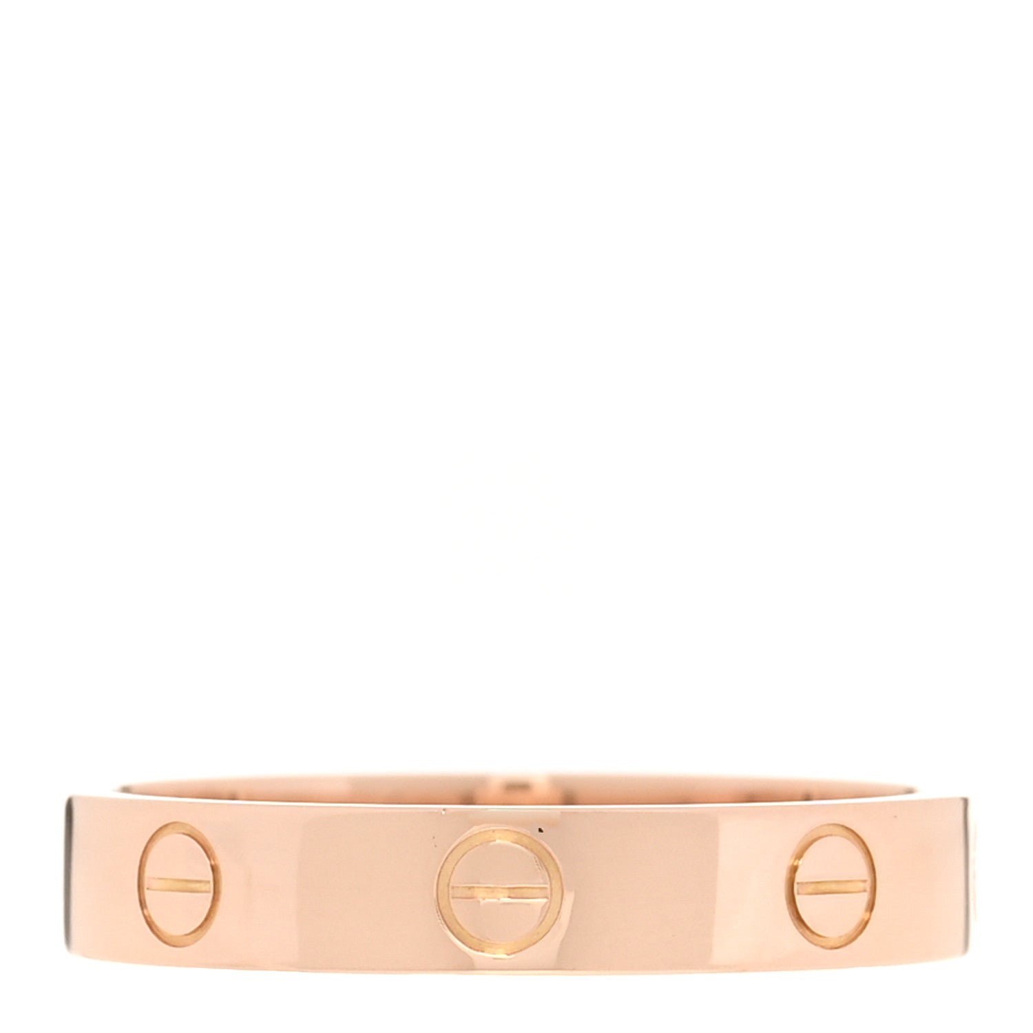Cartier 18K Pink Gold 3.5mm LOVE Wedding Band Ring 59 8.75 3 of 4