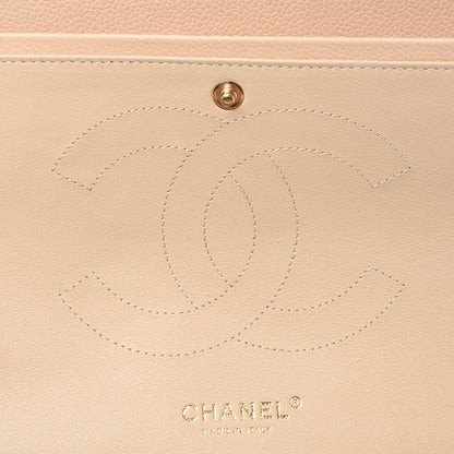 Chanel Caviar Quilted Jumbo Double Flap Beige Clair 5 of 10