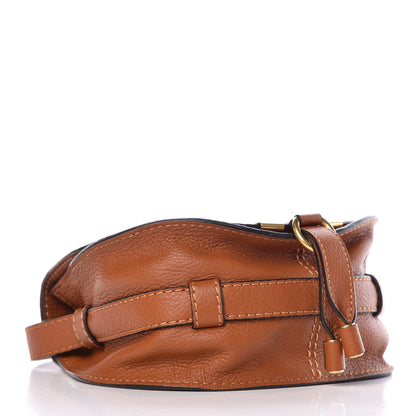 Chloe Calfskin Mini Marcie Round Crossbody Bag Tan 4 of 9