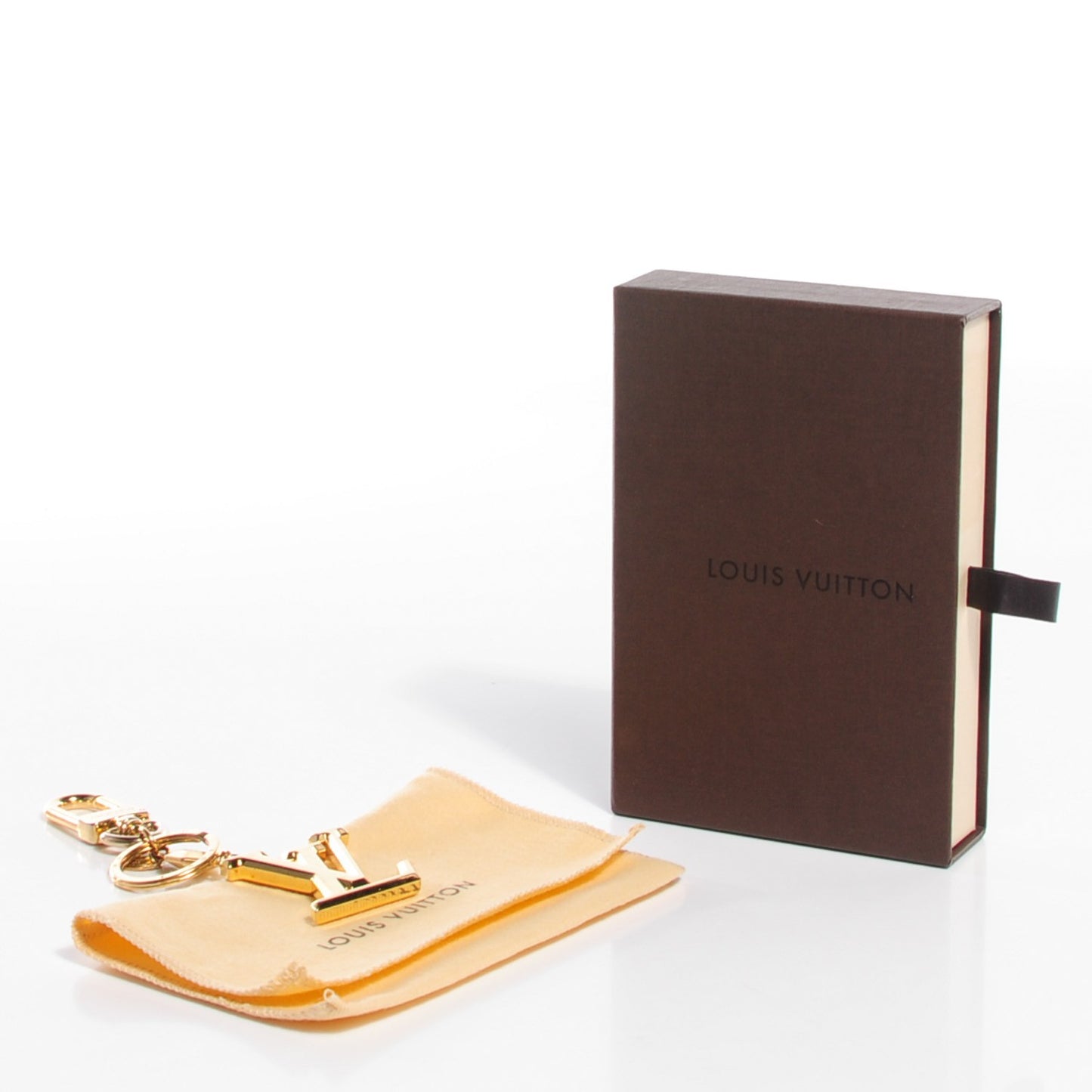 LV Facettes Key Holder Gold