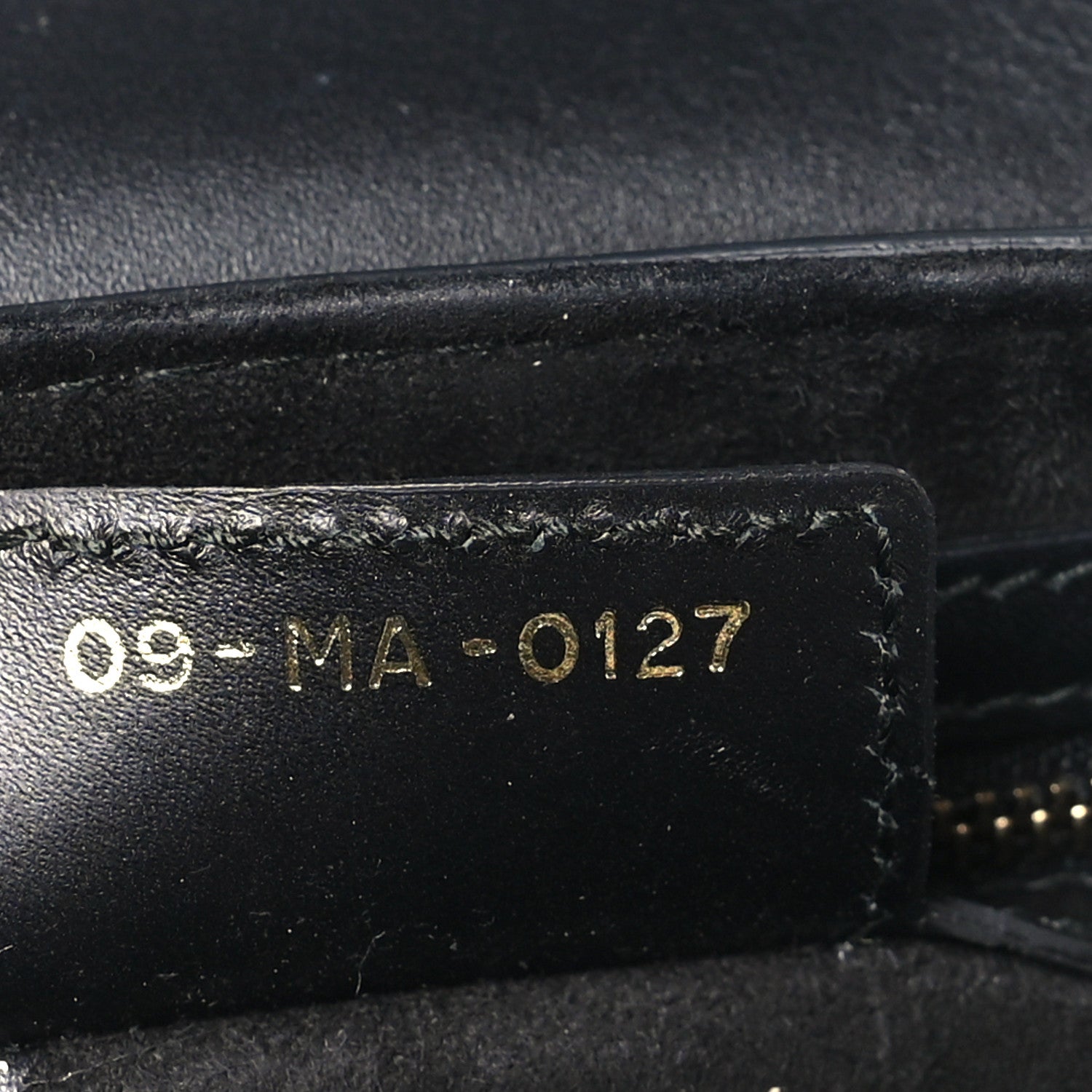 Christian Dior Calfskin Mini D Fence Saddle Bag Black 7 of 10
