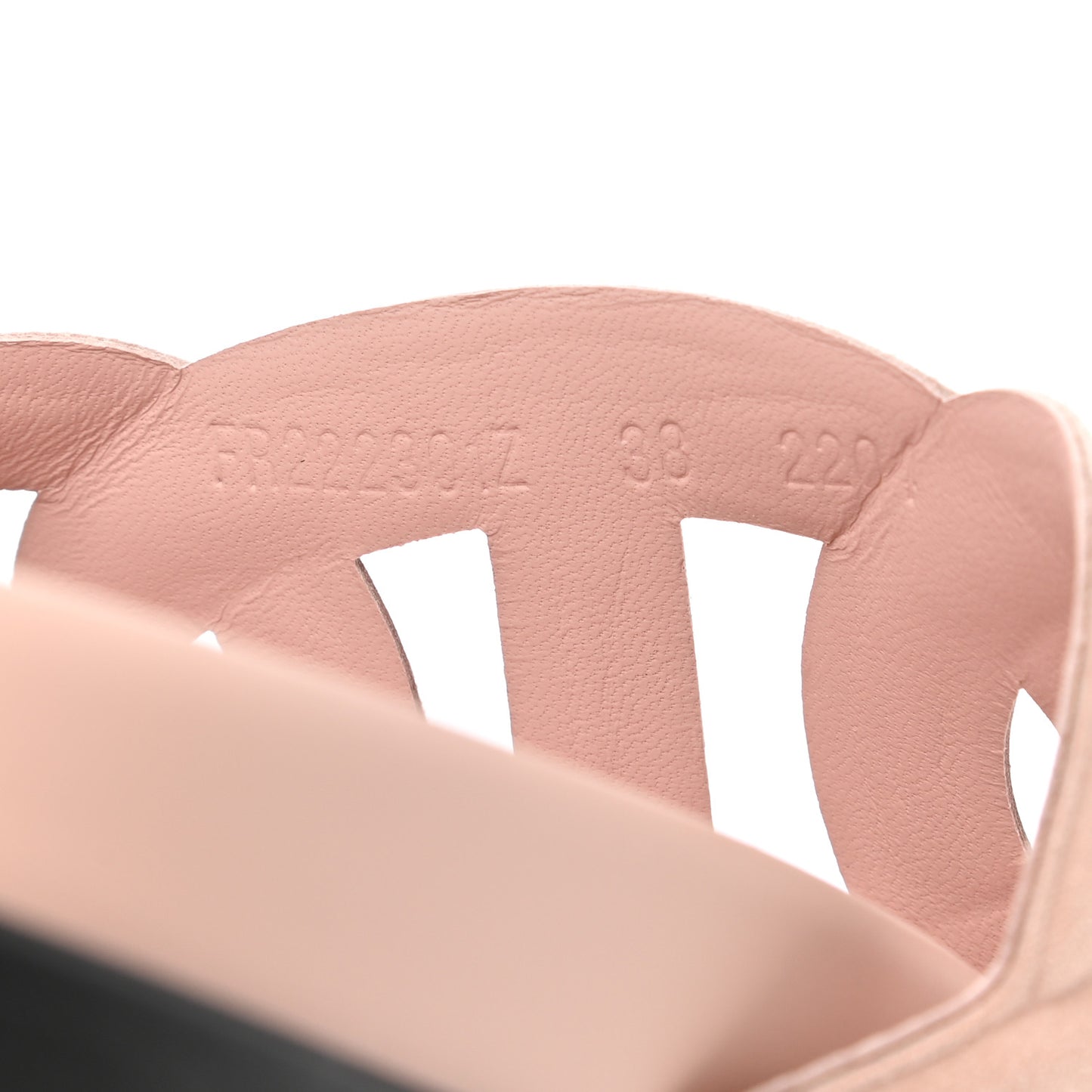 Suede Goatskin Extra Sandals 38 Rose Opaline