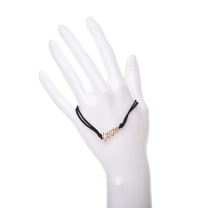 Tiffany 18K Rose Gold Paloma Picasso Grafitti Love Cord Bracelet 2 of 4