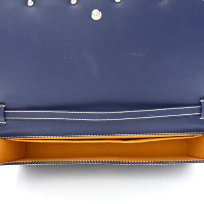 Goyard Goyardine Monte Carlo Bois Clutch With Strap Navy 5 of 8